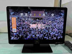 NoF４０６　日立　　１９型　LED　液晶テレビ　２０１７年製　L１９―N2