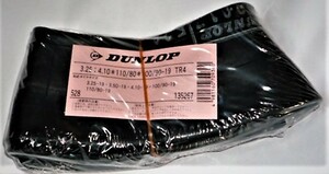 ★大処分！★DUNLOP 3.25：4.10*110/80*100/90-19 チューブ TR4