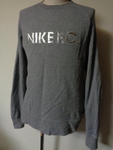 ナイキ FC シティクルー NIKE BLUZA FC CITY CREW スウェット トレーナー グレー M 