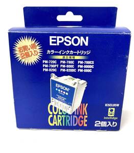 #4057 EPSON エプソンインクカートリッジ 純正品　IC5CL05W 1個 期限切れ未使用 保証なし 未使用 