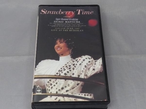 ジャンク 【VHS】松田聖子「Strawberry Time FROM Super Diamond Revolution」※動作未確認