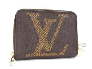 1円 ■美品■ LOUIS VUITTON ルイヴィトン M69354 モノグラムジャイアント ジッピーコインパース 小銭入れ ブラウン系 FK1091