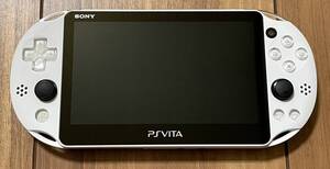 【動作確認済】 PlayStation Vita Wi-Fiモデル グレイシャー・ホワイト PCH-2000ZA22 / PSVita