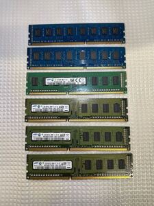 デスクトップ用 メモリ　2GB×6　DDR3-1600 PCパーツ