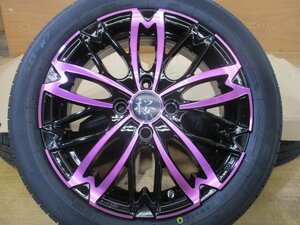 軽四 R-PRIDE 和道 桜 ホイール タイヤ 新品 4本 15インチ 165/55R15 スペーシア タント ウェイク キャスト サクラ N-BOX N-WGN N-ONE ek