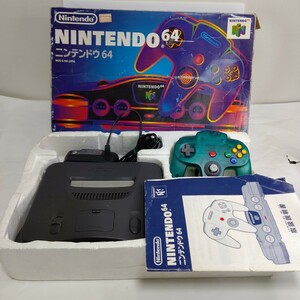 NINTENDO64　ブラック　クリアブルー　ニンテンドー　ゲーム機　任天堂