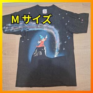 ■90s ディズニー Fantasia ミッキー ビンテージTシャツ ファンタジア Tシャツ c936