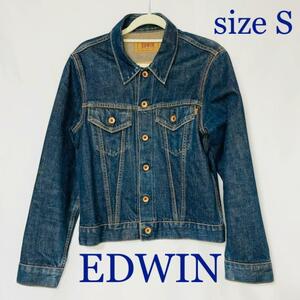 美品EDWINデニムジャケット S