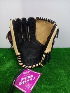 未使用 Rawlings/ローリングス HOH DP　左投用ソフトボール ピッチャー用藤田倭モデル GS9FHDY14 カラー:ブラック/キャメル 