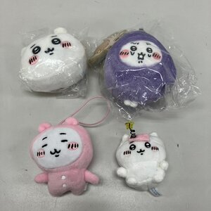 【80】1円～ ちいかわ ぬいぐるみ アニメ キャラクター 人気 可愛い 4セット売り 現状品