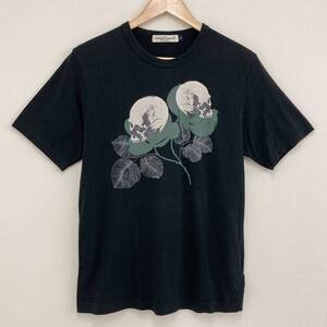 UNDERCOVER 08SS スカル フラワー Tシャツ ブラック 2サイズ アンダーカバー 半袖 カットソー Tee 髑髏 ローズ VINTAGE archive 3040118