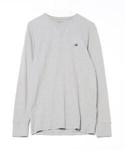 「TOMMY HILFIGER」 長袖Tシャツ M グレー メンズ