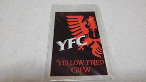 □　YELLOW FRIED CHICKENz　ガクト　Gackt　【　非売品 オリジナルCREWパス　♪未開封新品　カード　】　イエローフライドチキンズ