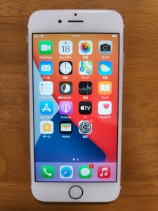 ■アイフォン iPhone6s 32GB 美品（状態良好） ローズ A1688 MN122J/A iOS 14.8 未使用純正充電器、純正イヤホン付属 判定〇【送料無料】