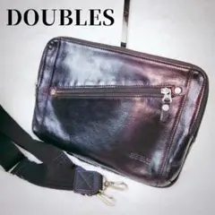 DOUBLES ダブルス ショルダーバック レザー ナイロン