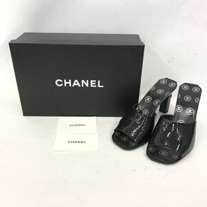 CHANEL　シャネル　サンダル　トリプルココ　パンチング　サイズ36　箱付き【CKAR5045】