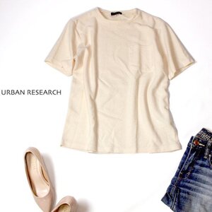 ☆☆ 美品 Urban Research アーバンリサーチ ☆☆ 可愛い ストレッチ ニット プルオーバー 38号 春 夏 22B07