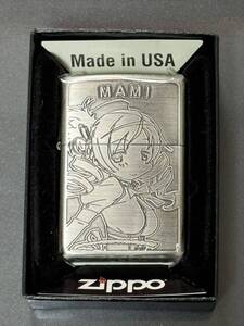 zippo 魔法少女 まどかマギカ 巴 マミ まどマギ デットストック レア物 2010年製 MAMI 3面刻印 両面デザイン ケース 保証書