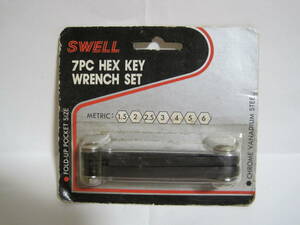 HEX KEY 7PC WRENCH SET 六角棒レンチ FOLD-UP POCKET SIZE