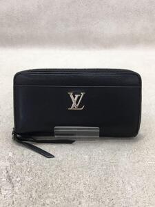 LOUIS VUITTON◆ジッピー・ロックミー_BLK/牛革/BLK/メンズ