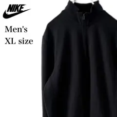 NIKE ナイキ　ハーフジップ　スウェット　メンズ　XL ブラック　黒