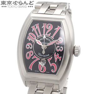 101761541 フランクミュラー FRANCK MULLER コンキスタドール タオルミナ 8005 L TAORMINA ブラック SS 腕時計 レディース 自動巻