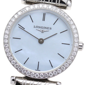 ロンジン LONGINES L4.241.0 グランドクラシック ダイヤベゼル クォーツ レディース 良品 保証書付き_844487