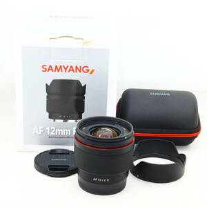 SAMYANG 超広角単焦点レンズ AF 12mm F2 E ソニー Eマウント APS-Cフォーマット専用 #2406012