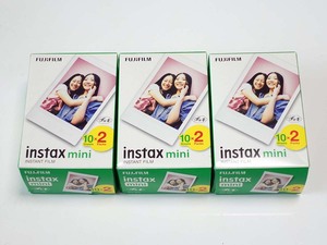 【未開封】instax mini 60枚分 10sheets x 2packs x 3set fujifilm