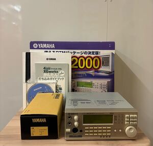 YAMAHA MU2000 Extended Edition MIDI同期確認　音出し確認済み　取説　トランス式アダプター　XGearsのソフトインストール確認済み