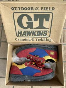 GT HAWKING 23CM RED/NAVY　キャンプ　トレッキング　シューズ　レディース