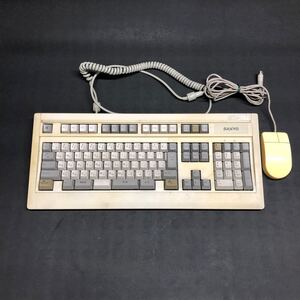 H1842 SANYO サンヨー キーボード AX ジャンク マイクロソフト　マウスセット