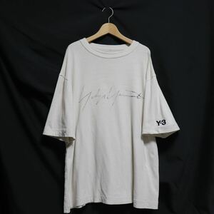 トレンド【yohji yamamoto adidas y-3 ヨウジヤマモト アディダス ワイスリー】ロゴ 半袖 カットソー Tシャツ