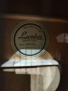 Lumber アコースティックギター LDG10TSケース付き 現状品