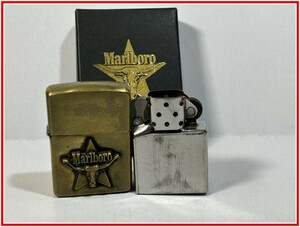 108【ZIPPO★ジッポー】【マルボロ Marlboro ロングホーン】コレクション品 着火未確認　当時もの