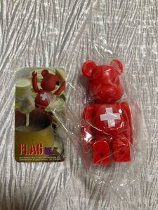  ベアブリック　100% シリーズ8 FLAG スイス　 BE@RBRICK SERIES8 フラッグ　2004年 メディコムトイ