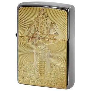 Zippo ジッポライター アマビエ ゴールド ＃200 ゴールドプレート 両面加工 ニッケルメッキ 2MP-アマビエ GP メール便可