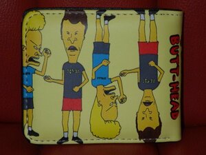 ビーバス&バットヘッド★財布★2★折りたたみウォレット★MTV★ビンテージ★BEAVIS AND BUTT-HEAD★お馬鹿★USA★