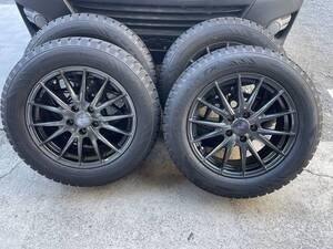 ☆TOYO Winter TRANPATHTX スタッドレス　225/60r17 アルミホイールセット　８分山　検索　アルファード、ヴェルファイア　☆