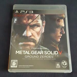 【送料4点まで230円】M07【PS3】METAL GEAR SOLID５ GROUND ZEROES【動作確認済】メタルギアソリッド５　グラウンドゼロズ