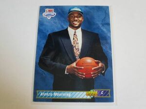 Alonzo Mourning アロンゾ・モーニング 92-93 Upper Deck #2 ルーキーカード RC