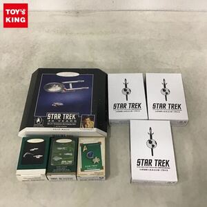 1円〜 未開封含 プラッツ他 スタートレック FLEET COLLECTION LIMITED EDITION 1/2500 I.S.S.エンタープライズ、INSIGNIAS 等