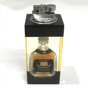 NIKKA ニッカG&G ボトル卓上ライター 点火確認済み 中古品 櫻D1104-13