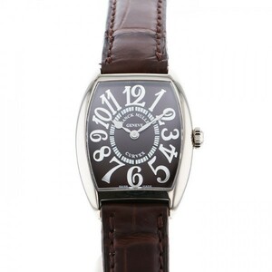 フランク・ミュラー FRANCK MULLER トノウカーベックス 7502QZREL ブラウン文字盤 新品 腕時計 レディース