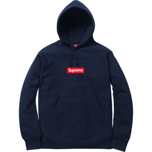 Supreme 16FW Box Logo Hooded Sweatshirt Navy S シュプリーム ボックスロゴ フーディ ネイビー 紺 サイズS 新品未使用