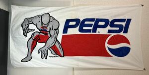 PEPSI ペプシマン ペプシコーラ ビッグタオル タオル バスタオル 185×93cm コレクション レトロ