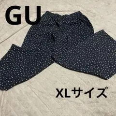 12/18まで出品！GU 水玉ワイドパンツ 2ポケット