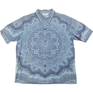 TENDERLOIN テンダーロイン T-PAISLEY SHT S/S 半袖シャツ 青 Size 【M】 【中古品-良い】 20793260