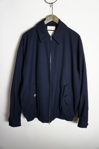 美品23AW MARKAWAREマーカウェア WIDE SPORTS JACKET ウール サバイバルクロス ワイド スポーツ ジャケット A23C-04BL01C 2紺1027O▲