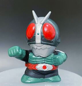 指人形 ミニソフビ 仮面ライダー 旧2号 ②中古品 仮面ライダーキッズ